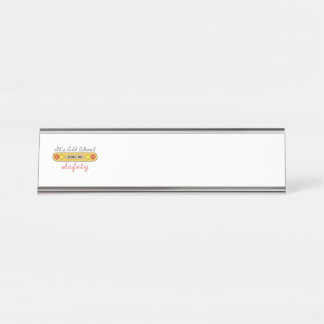 Porte-nom Pour Bureau Tout sur la sécurité