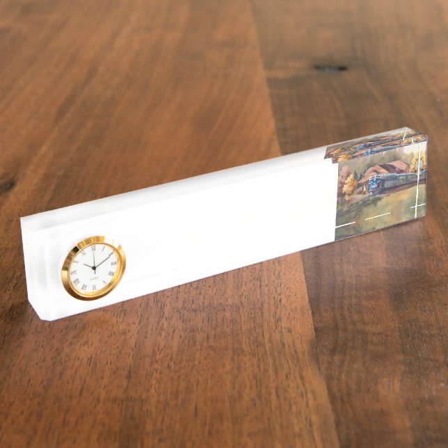 Porte-nom Pour Bureau Train de zéphyr du Minnesota (Taille)