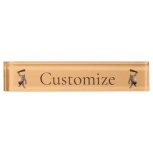 Porte-nom Pour Bureau Troll moche Thunder_Cove