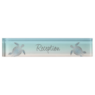 Porte-nom Pour Bureau Turtles Beach Hotel