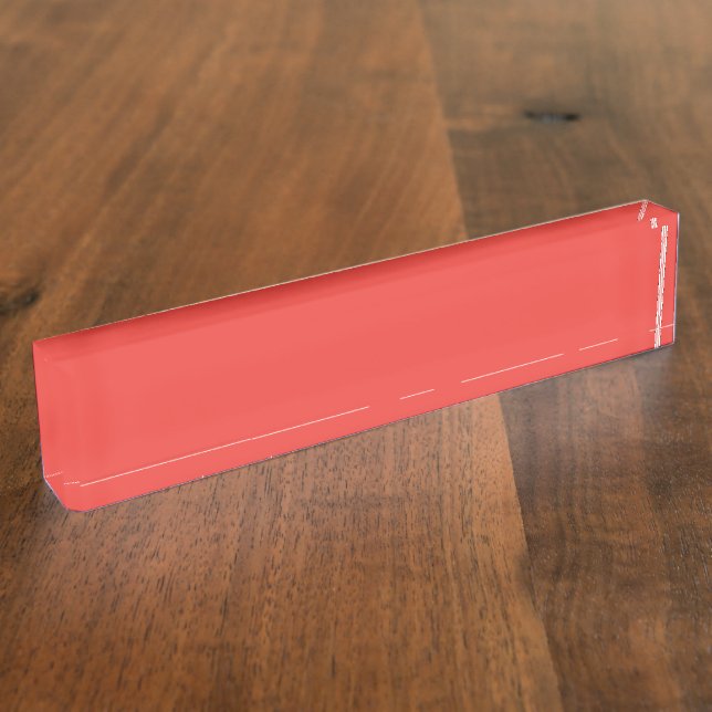 Porte-nom Pour Bureau Un affichage dynamique des transitions de couleur  (Taille)
