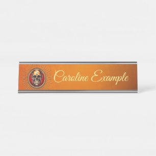 Porte-nom Pour Bureau Un crâne