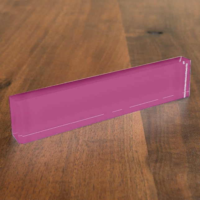 Porte-nom Pour Bureau Un dégradé dynamique de transitions de couleurs (Taille)