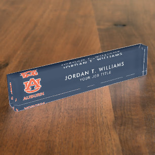 Porte-nom Pour Bureau Université d'Auburn   AU Auburn