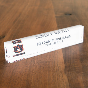 Porte-nom Pour Bureau Université d'Auburn   AU Auburn