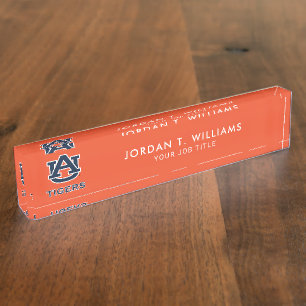 Porte-nom Pour Bureau Université d'Auburn   Auburn