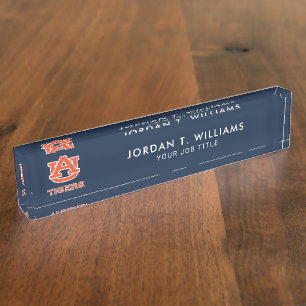 Porte-nom Pour Bureau Université d'Auburn   Auburn