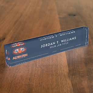 Porte-nom Pour Bureau Université d'Auburn   Auburn Tigers