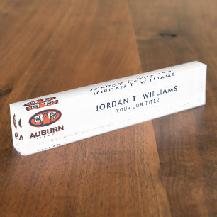 Porte-nom Pour Bureau Université d'Auburn   Auburn Tigers
