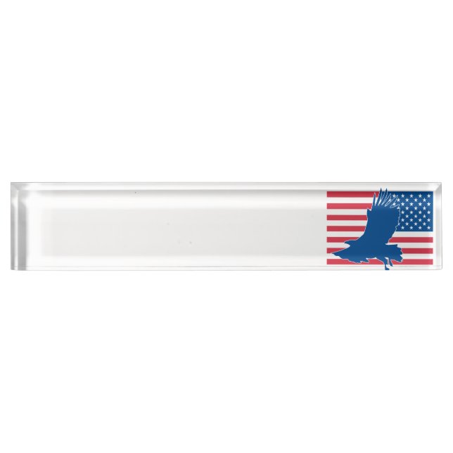 PORTE-NOM POUR BUREAU US (Devant)