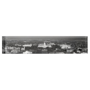 Porte-nom Pour Bureau USA Washington Capitol aperçu 1970