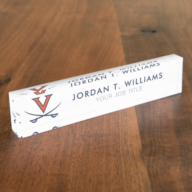 Porte-nom Pour Bureau V Sabre (Taille)