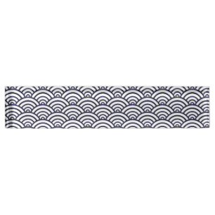 Porte-nom Pour Bureau Vagues bleues japonaises Seigaiha Mer