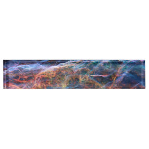 Porte-nom Pour Bureau Veil Nebula Supernova Reste Télescope Hubble