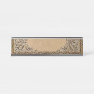 Porte-nom Pour Bureau Vieux Knotwork papier de Falln
