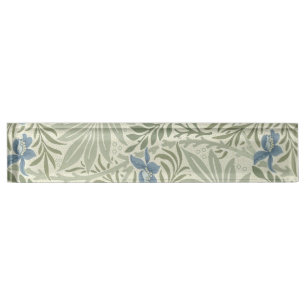 Porte-nom Pour Bureau William Morris Larkspur Fond d'écran floral