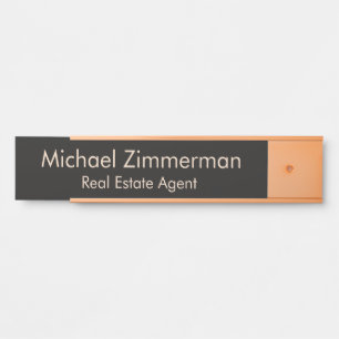 PORTE-NOM POUR PORTE 