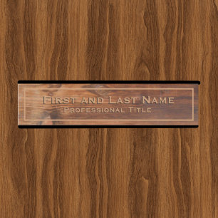 PORTE-NOM POUR PORTE 