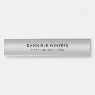 PORTE-NOM POUR PORTE 