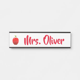 Porte-nom Pour Porte Apple