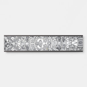 Porte-nom Pour Porte AZTEC OU MEXICA mexicaine