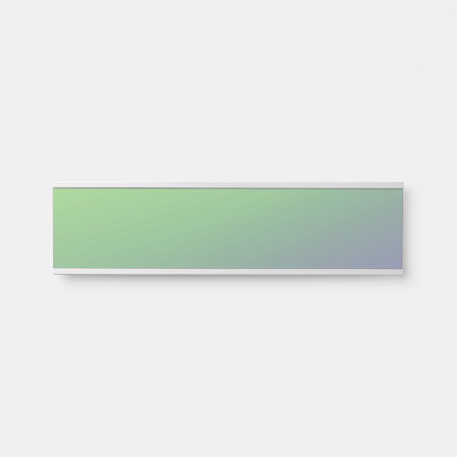 Porte-nom Pour Porte Blue green rainbow abstract texture pattern art  t (Devant)