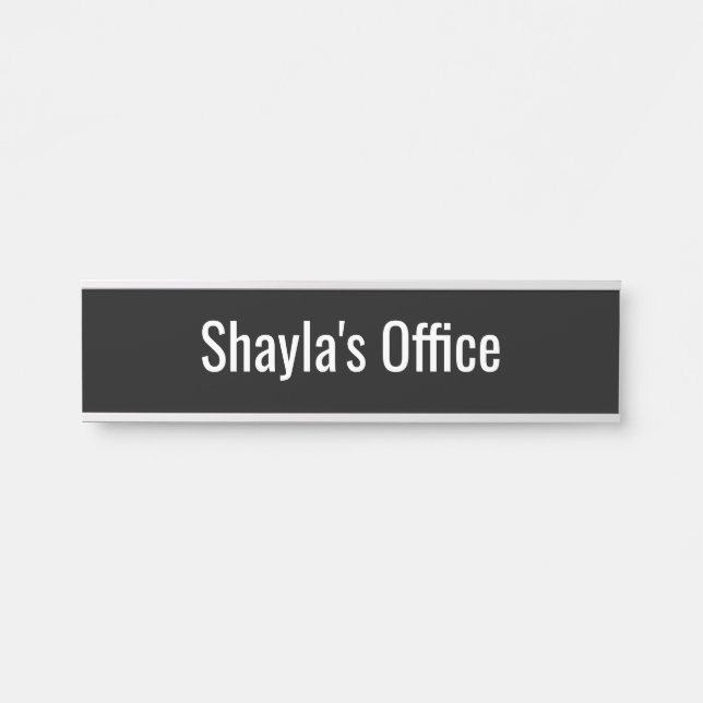 Porte-nom Pour Porte Bureau d'identification de porte professionnelle (Devant)