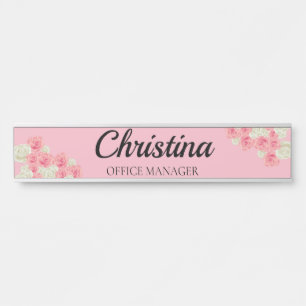 Porte-nom Pour Porte Chic Glam Floral