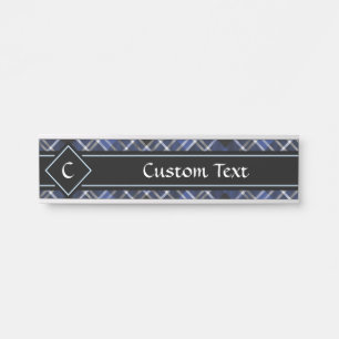 Porte-nom Pour Porte Clan Clark Tartan