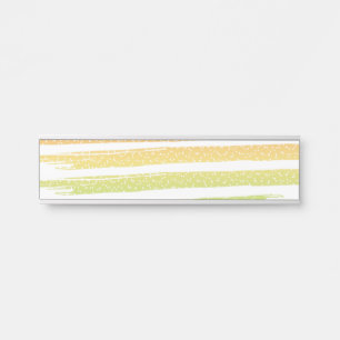 Porte-nom Pour Porte conception avec arrière - plan