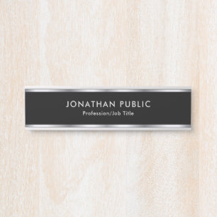 Porte-nom Pour Porte Conception professionnelle moderne personnalisée n