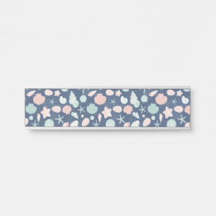 Porte-nom Pour Porte Coquillages Côtiers Plage & Design Océan