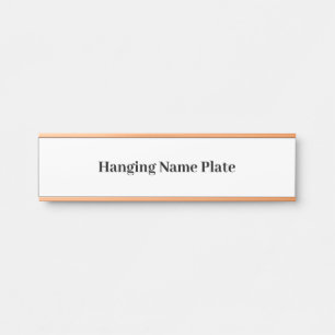 Porte-nom Pour Porte Créez Votre Propre Promotion de Marque Simple