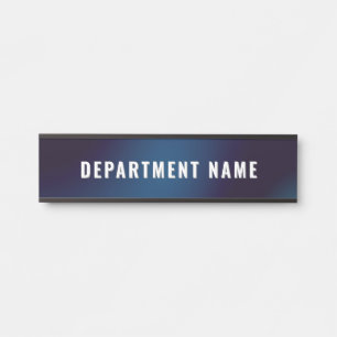 Porte-nom Pour Porte Dégradé tendance Simple Nom du ministère Signe de