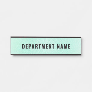 Porte-nom Pour Porte Dégradé tendance Simple Nom du ministère Signe de