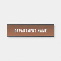 Dégradé tendance Simple Nom du ministère Signe de 