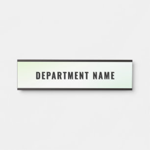 Porte-nom Pour Porte Dégradé tendance Simple Nom du ministère Signe de