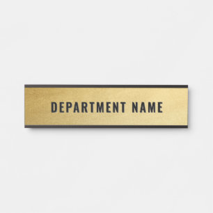 Porte-nom Pour Porte Dégradé tendance Simple Nom du ministère Signe de