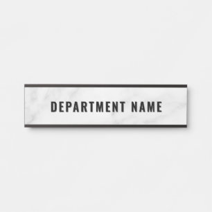 Porte-nom Pour Porte Dégradé tendance Simple Nom du ministère Signe de