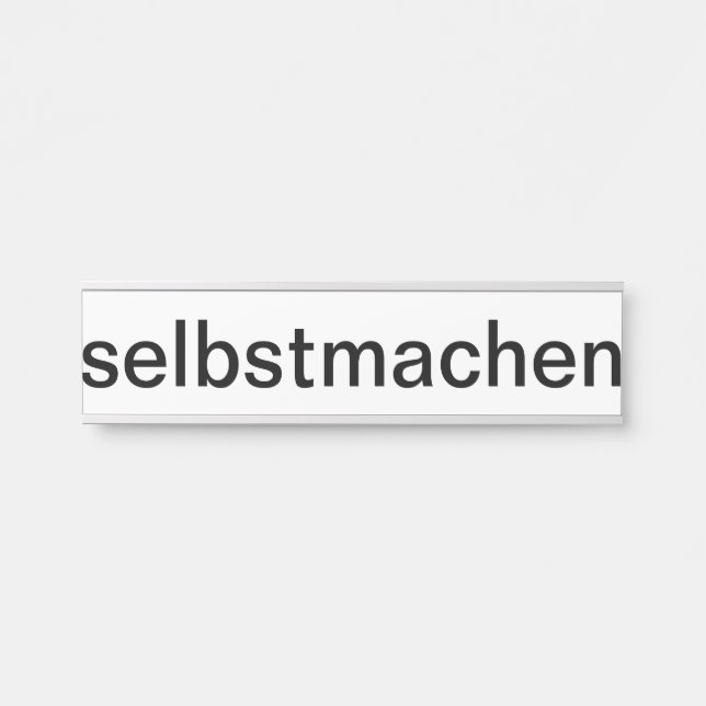 Porte-nom Pour Porte des (Devant)