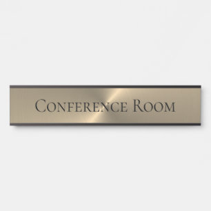 Porte-nom Pour Porte Élégant Bureau Salle de conférence Hanging Nom Pla