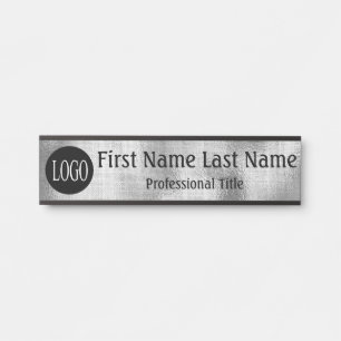 Porte-nom Pour Porte Enseigne de porte de bureau avec logo de votre ent