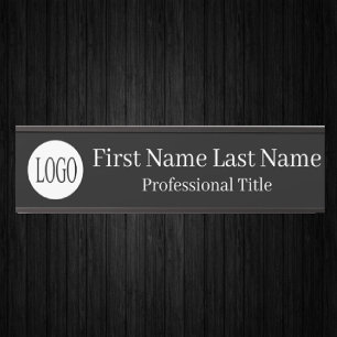 Porte-nom Pour Porte Enseigne de porte de bureau avec logo de votre ent