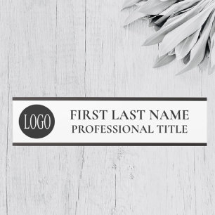 Porte-nom Pour Porte Enseigne de porte de bureau avec logo de votre ent