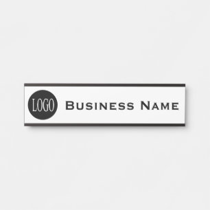 Porte-nom Pour Porte Enseigne de porte de bureau de société Nom de l'en