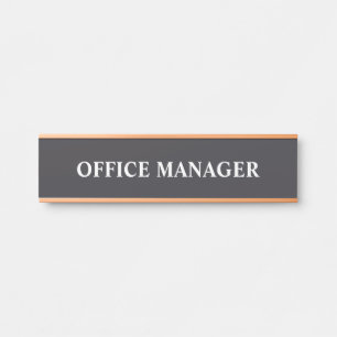 Porte-nom Pour Porte Enseigne de porte de bureau professionnel moderne