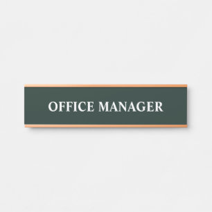 Porte-nom Pour Porte Enseigne de porte de bureau professionnel moderne