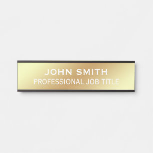 Porte-nom Pour Porte Enseigne de porte de bureau professionnel moderne