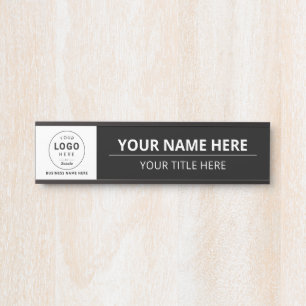 Porte-nom Pour Porte Entreprise de logo commercial