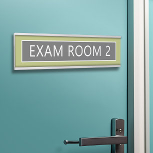 Porte-nom Pour Porte Exam Room Dentist Doctor Office peut modifier la c